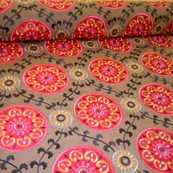 Braemore Other - 4.75 Yards Embroidered Fabric KARMANA in Fiesta